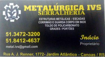 Tchê Encontrei - Metalúrgica IVS Serralheria – Serralheria em Canoas