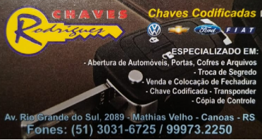 Tchê Encontrei - Chaves Rodrigues – Chaveiro em Canoas