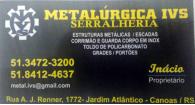 Tchê Encontrei - Metalúrgica IVS Serralheria – Serralheria em Canoas